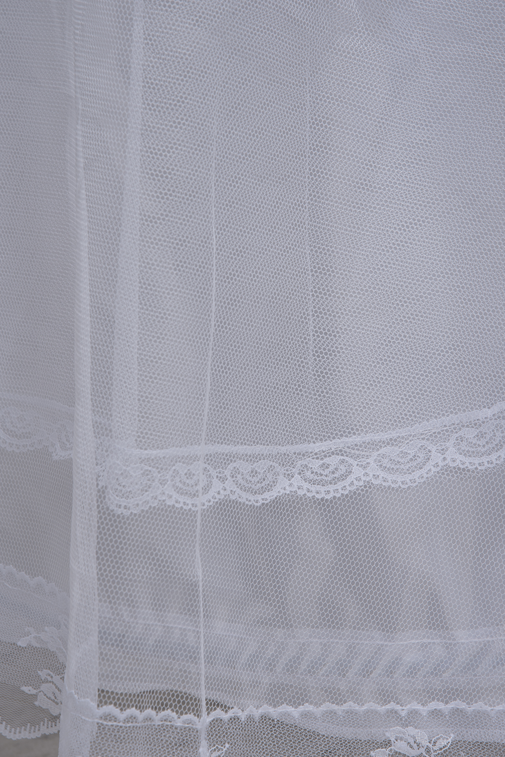 100% A Line 1 hoop Tulle Wedding Bridal Petticoat Underskirt Crinolines for Wedding Dress Free Size Crinoline