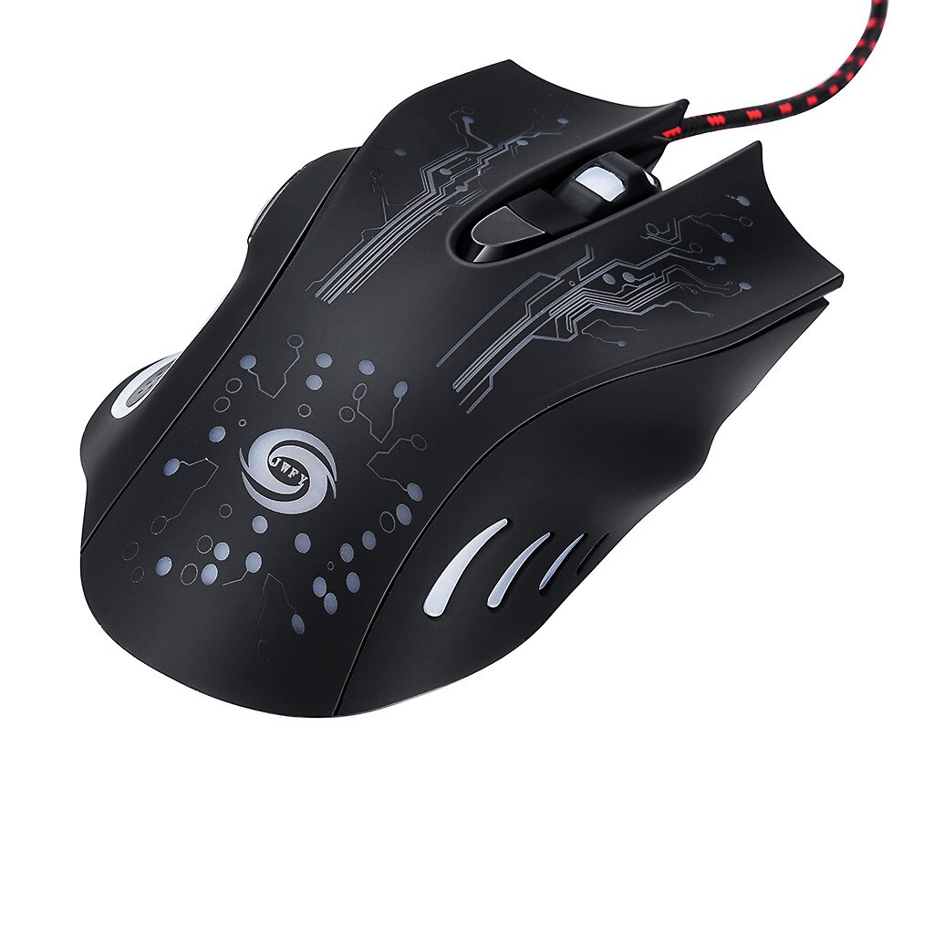 3200DPI 6 Buttons Adjustable Optical USB Wired Gaming Mouse Gaming Mouse DPI Adjustable Wired Mouse USB Optical LED