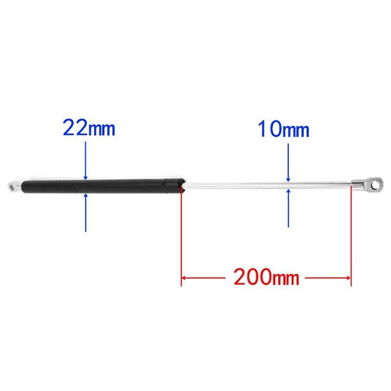 Gas Strut 20Kg Strength 500Mm Lift Support For Cars