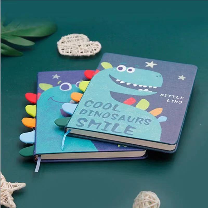 Cartoon little dinosaur hand ledger set color page note notepad color diary student birthday graduation