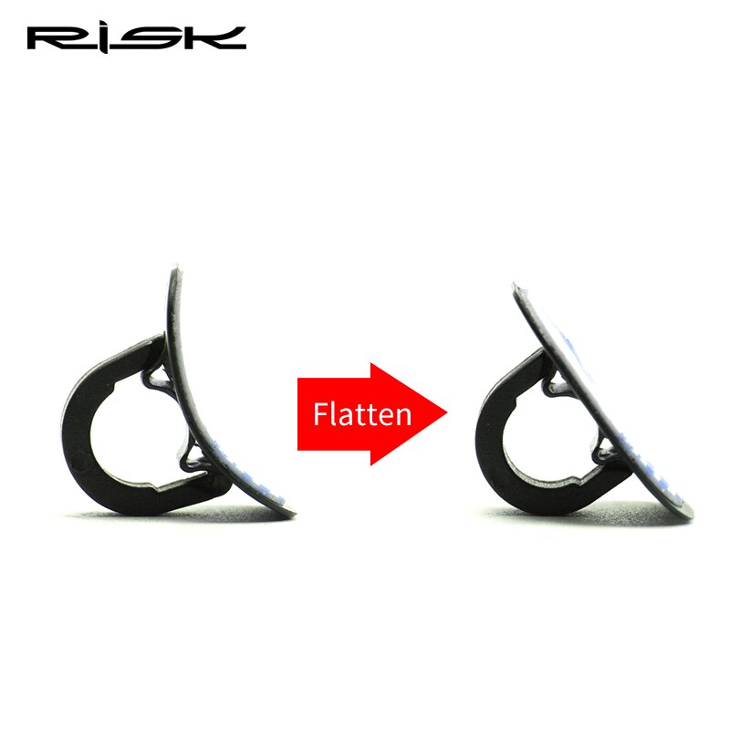 RISK Alloy 3M Stick on Cable Guide Tube/line Guide Adapter For Bike Shifter Brake Housing C Buckle Guides 3M adhesive attached