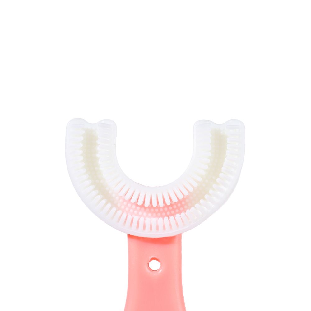 Silicone U-Shape Toothbrushes Kids Manual Toothbrushes Toddler Teeth Cleaning Brushes Oral Care