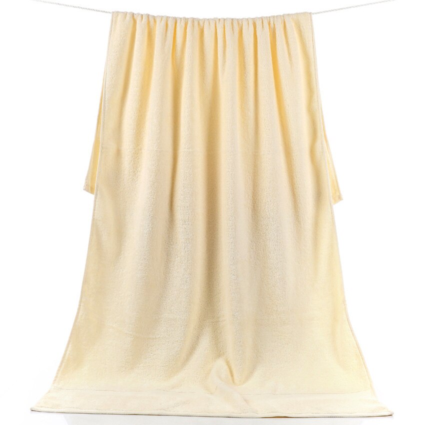 90*180cm Large Thick Bath Towel 100% Cotton Bathroom Shower Towels Home Hotel For Adults Multicolor toalla de ducha toalha: Beige