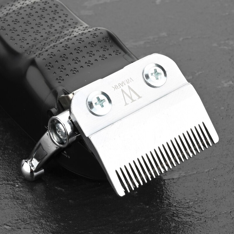 WMARK – tondeuse à cheveux professionnelle sans fil rouge NG-103B, avec affichage LED de la capacité de la batterie, tondeuse à cheveux, levier de coupe réglable