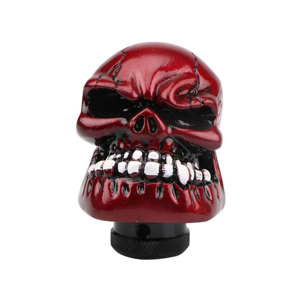 Universal Car Gear Shift Knobs Skull Head Gear Manual Transmission Gear Shift Knob Shifter Lever Car Modified Manual Gear Head