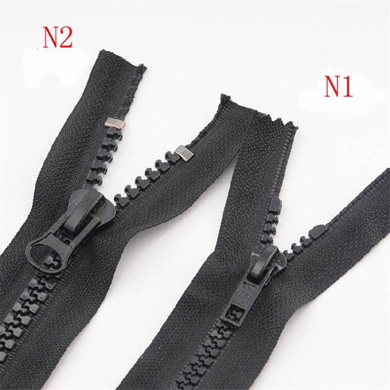 Ritsen voor naaien DIY materialen NO.1 5 en 8 hars grove tanden gesloten zwarte rits down kleding pocket rits voor kledingstuk FC152