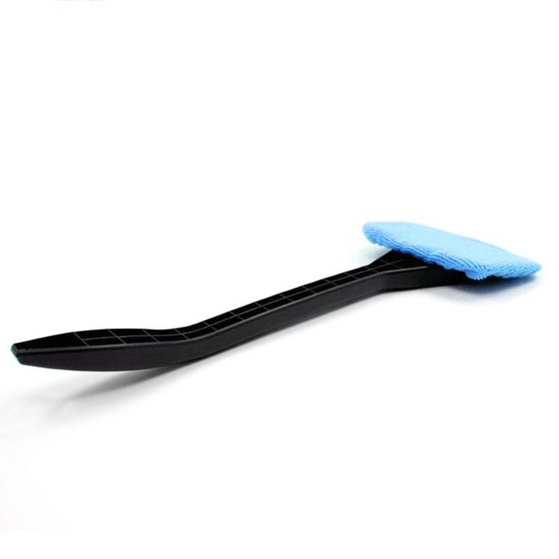 Auto Car Window Cleaner Windshield Windscreen Microfiber Car Cleaning Brush Sponge Tool Long Handle Car Care Glass Towel