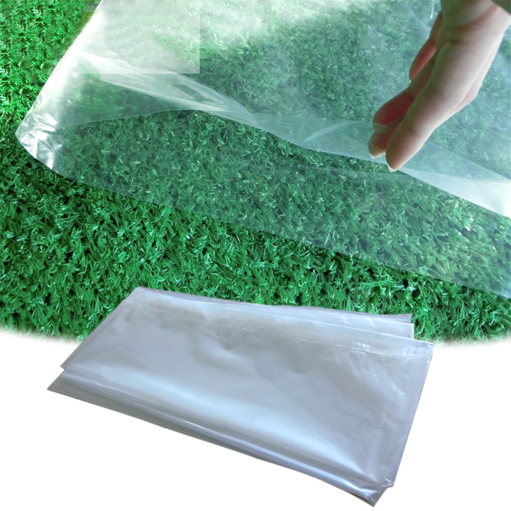 1Pc Plastic Film Matrashoes Eenvoudige Tranparent Matras Mouw Cover Topper Voor Home Shop Hotel Plastic Film Matrashoes