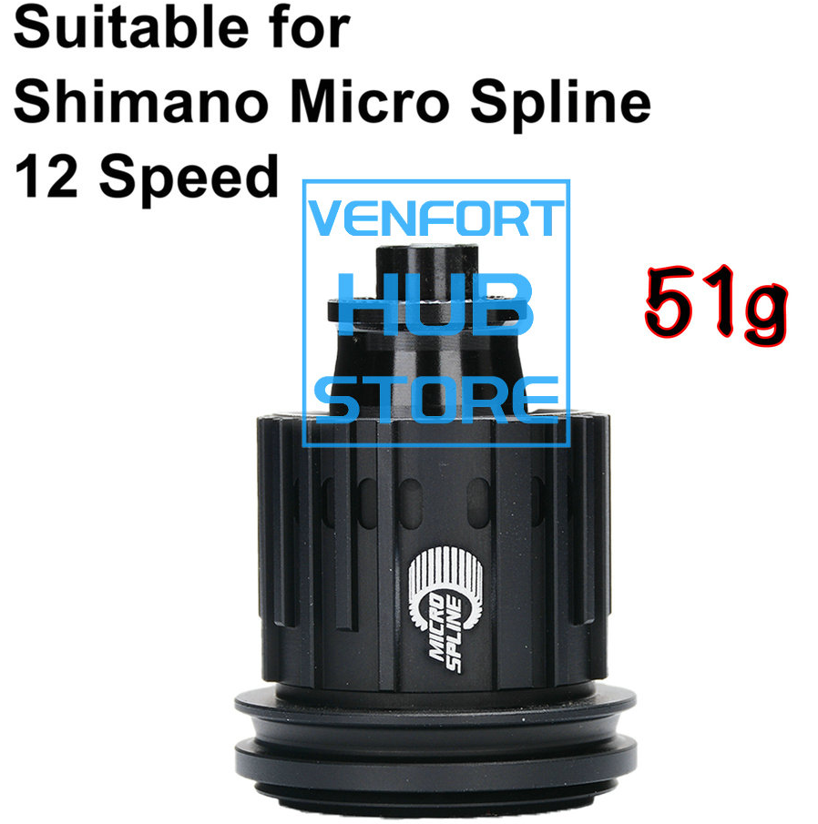 VENFORT GOLDIX HUB Ratchet Freehub Body For MTB BIKE SRAM XD Micro Spline HG 9/10/11/12S QR/THRU/BOOST: Blue