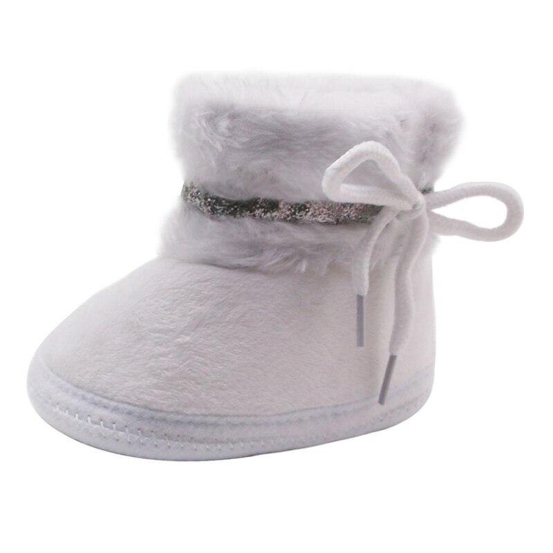 Babyschoentjes herfst winter baby jongen meisje warme schoentjes baby warme schoentjes imitatiebont meisjes babyschoentjes katoenen laarsjes: W / 13