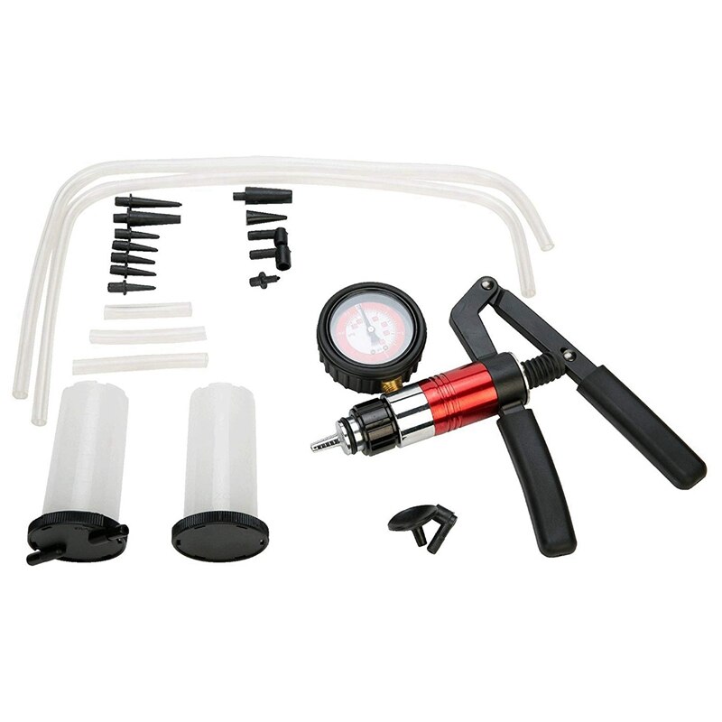 Automobile Manual Vacuum Pump Brake Fluid Repair Tool Positive and Negative Manual Vacuum Pump