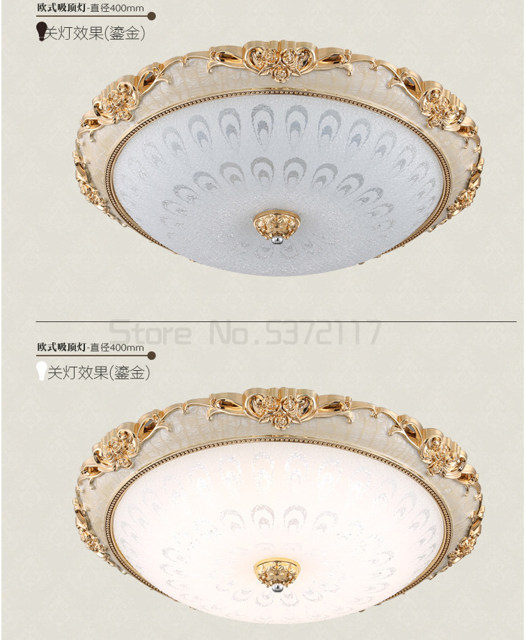 Europese Plafondlamp Slaapkamer Ronde Eenvoudige Woonkamer Lamp Led Balkon Gangpad Restaurant Lampen WF527435