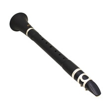 Clarinete plano LADE Mini Bb B Clarionet con paño de limpieza lengüetas bolsa de transporte instrumento de viento de madera para la práctica de principiantes