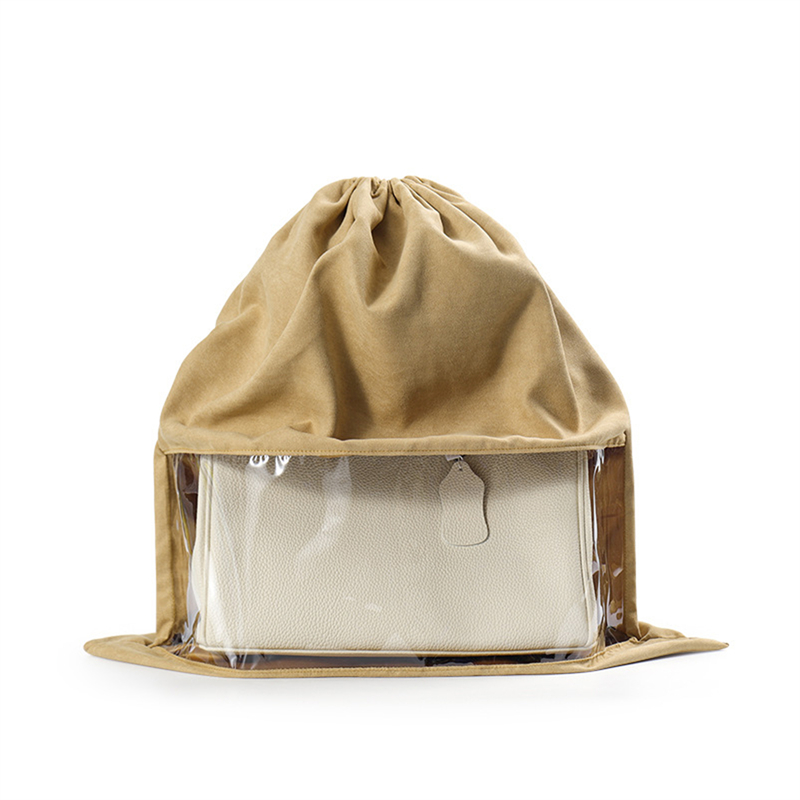 Katoenen stofzakken voor handtassen Stofdichte tassen met trekkoord Stofzakken Zacht opbergzakje met trekkoord Elegante stofkap voor dagelijks gebruik