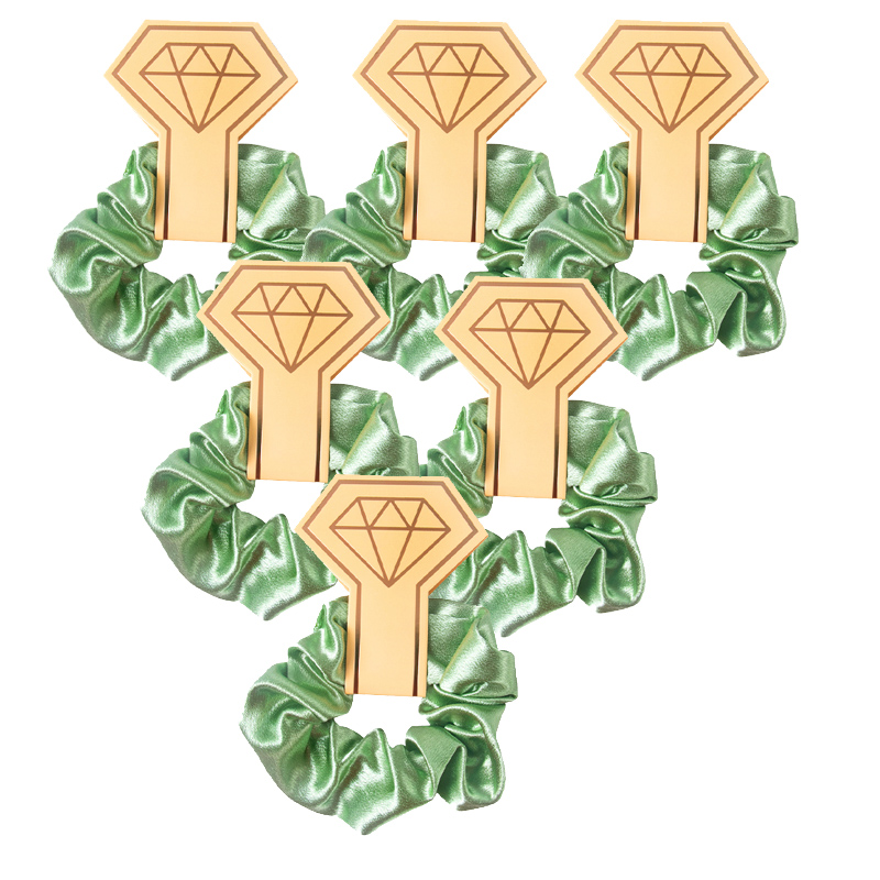 12/6 pezzi regali per damigelle d'onore di nozze cravatte per capelli da damigella d'onore nastri per occhiali da suola a forma di cuore addio al nubilato addio al nubilato bomboniere: Di Colore Giallo chiaro