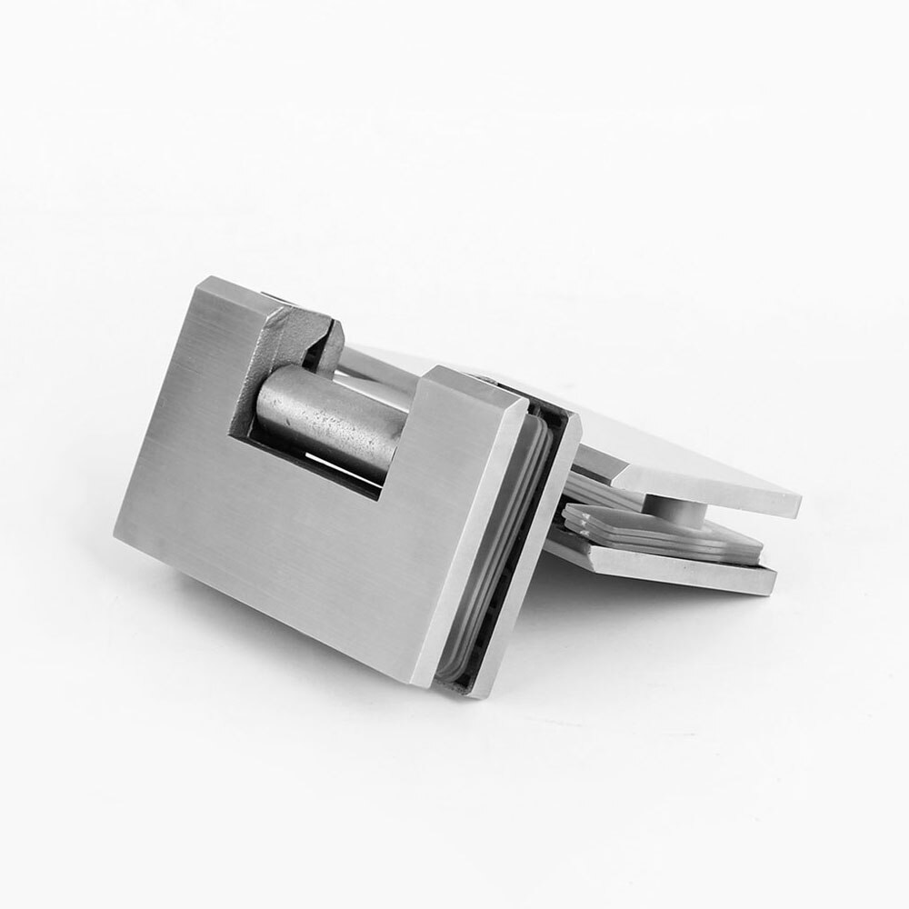 180 grad Öffnen 304 Edelstahl Zauberstab Halterung Glas Dusche Tür Scharniere Für Heimat Schlecht Möbel Clip Gespiegelt Hardware-