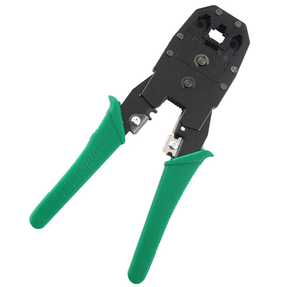 Elisona 4pcs Network Crimper Cable Tester Wire Stripper RJ45 rj 45 Modular Plug Network Lan Connector Crimping Tool Crimp Kit