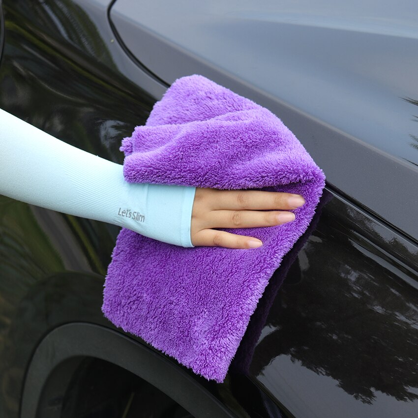 Serviette de toilette Super absorbante pour voiture 40x40cm, Premium, serviette de séchage et lavage de voiture, Super douce