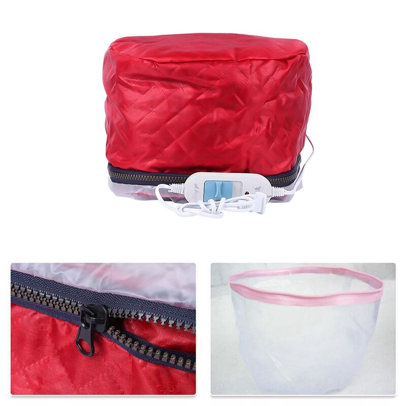 Hair Mask Thermal Heating Temperature Controlling 220V All Types Electric Hair Steamer 50-75W 50-60Hz Cap Us Plug