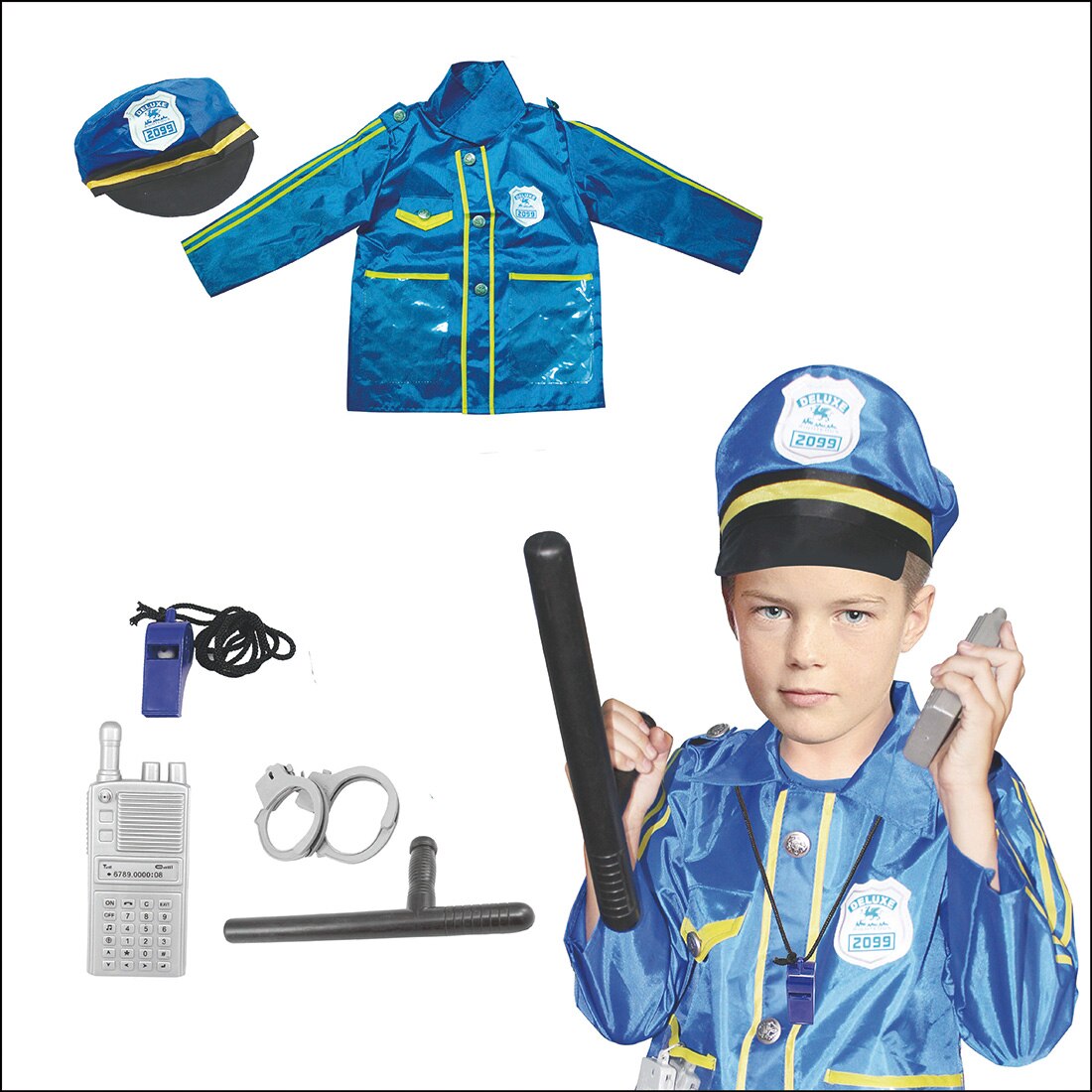 4 Soorten Kinderen Pretend Play Speelgoed Set Beroepen Speelgoed Rollenspel Kostuum Set Voor Jongens Spelen Vroege Ontwikkeling speelgoed: Blue