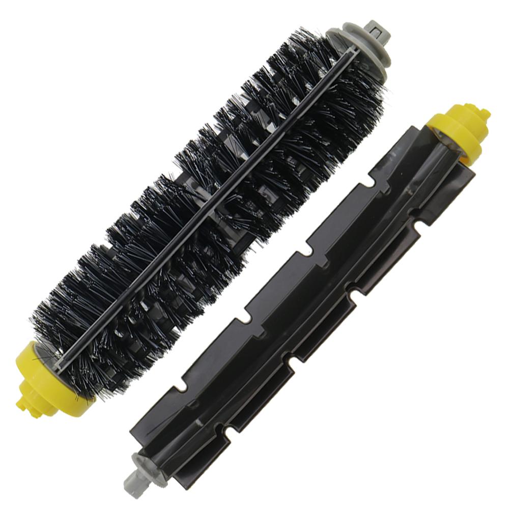 Blått aerovac filter+ set huvudborstsats + sidoborste för irobot roomba 600 series 620 630 650 660 byte av tillbehör