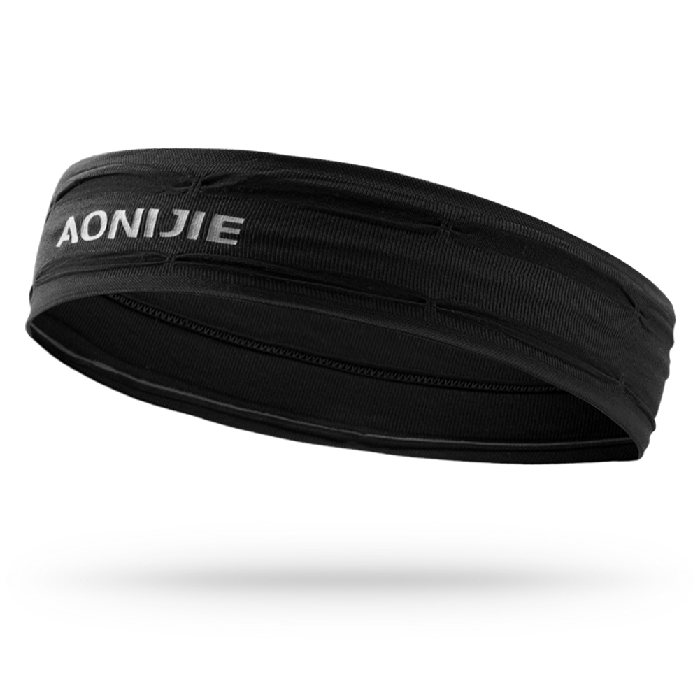 Aonijie Workout Hoofdband Antislip Zweetband Wrist Band Zachte Rekbare Bandana Running Crossfit Yoga Fitness Running E4086