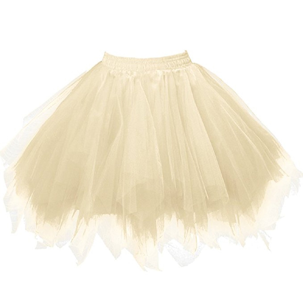 Skirts Womens Pleated Gauze Short Skirt Adult Tutu Dancing Skirt Lack,white,red,blue,purple,yellow Pink Colors