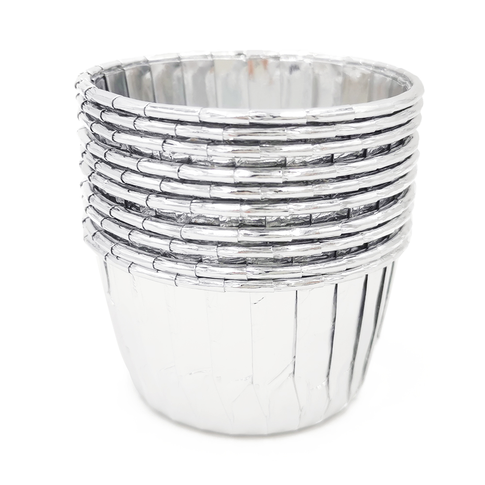 50 stk/pakke 9 farver muffin cupcake liner kage indpakning bagning kop bakke sag kage papir kopper wienerbrød værktøj festartikler: Flis
