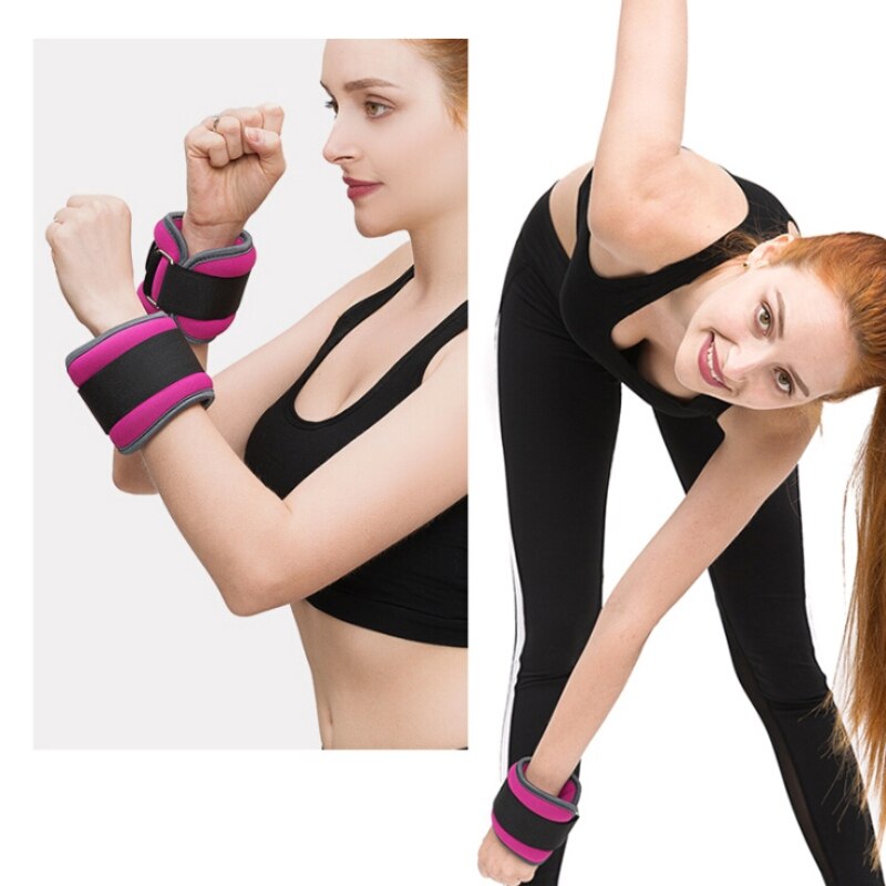 1 pcs 0.5KG/1KG Adjustable Leg Ankle Wrist Sand Bag Weights Training Sandbag Wraps Weight Lifting Fitness equipment