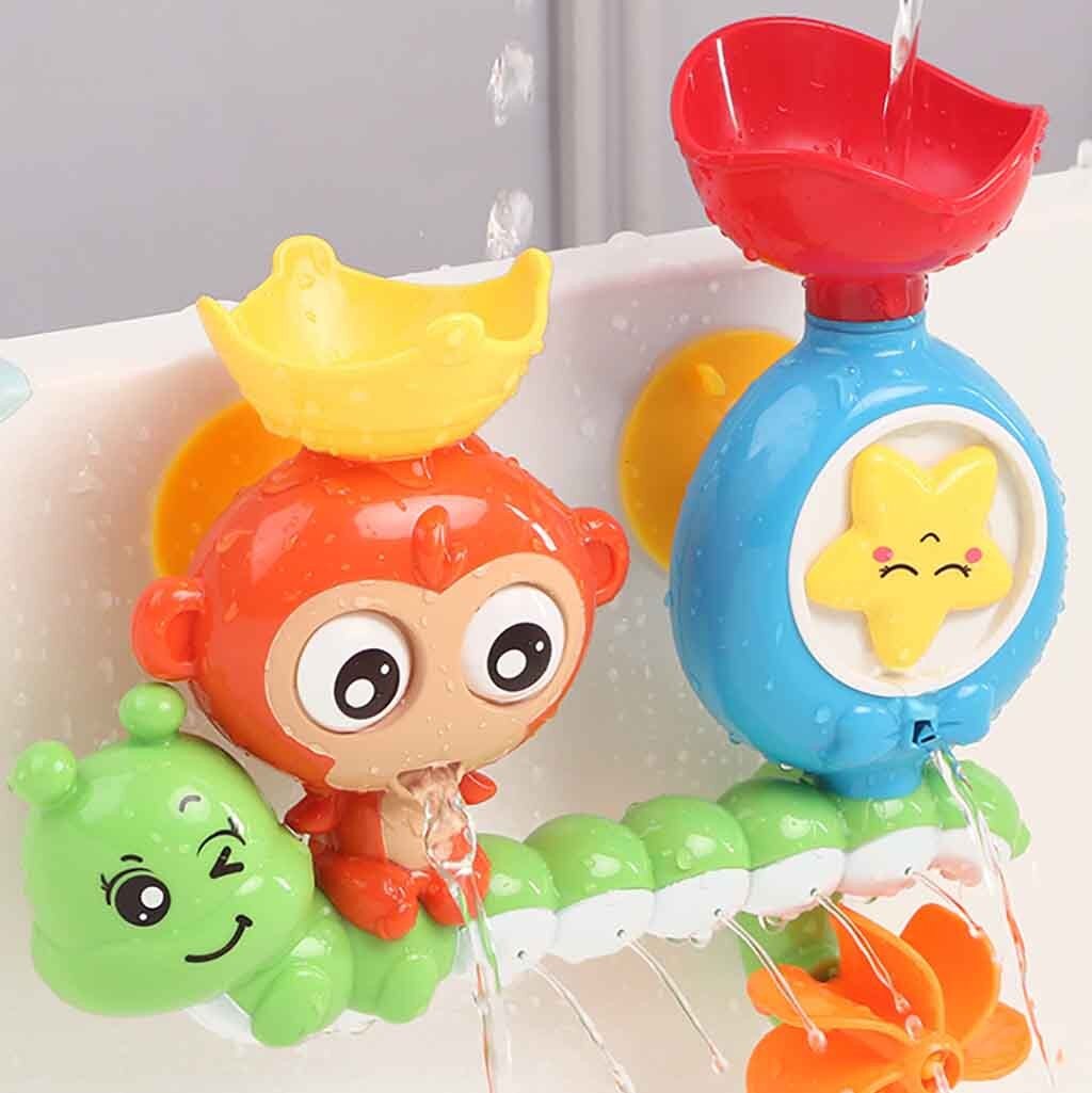 Cartoon Baby Bath Toy Bathroom Bathtub Funny Shower Spraying Water Toys Baby Toys Милое Аниме Year's Goods Water Toys