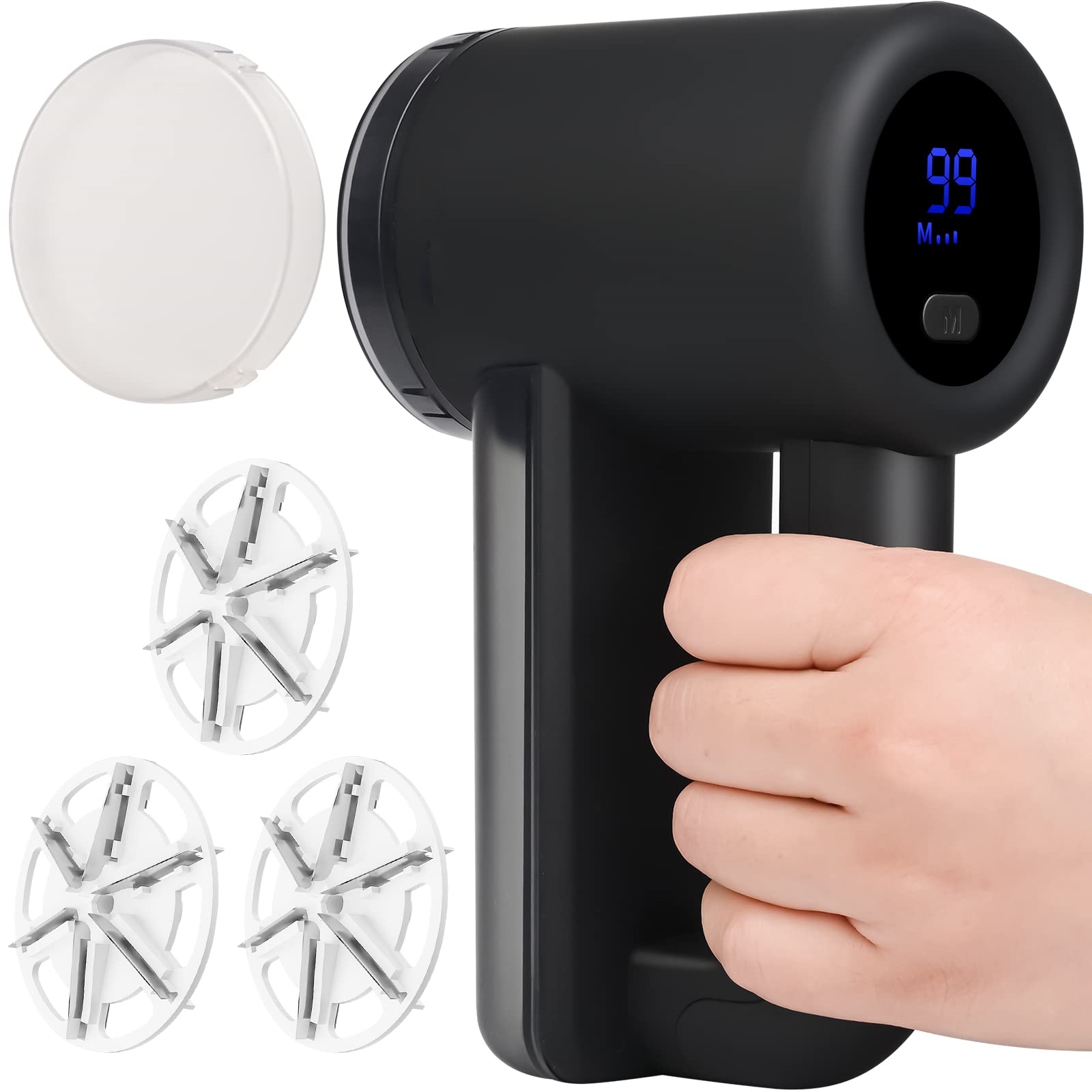 Oplaadbare Stof Kleding Scheerapparaat Pil Pluisjes Verwijderaar 3 Snelheden 2000Mah Led Display Fuzz Verwijderaar Voor Trui Bank Beddengoed Lakens