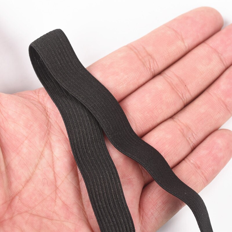 100CM noir élastique perruque bandes 1.5-3cm largeur bande pour perruques Spandex ceinture garniture couture vêtements couture matériel cheveux accessoires