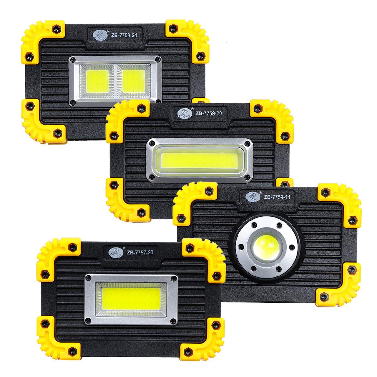 350W Portable Lanterns COB LED Floodlight USB Charging Rechargeable Spot Work Lamp Outdoor Camping Emergency Light