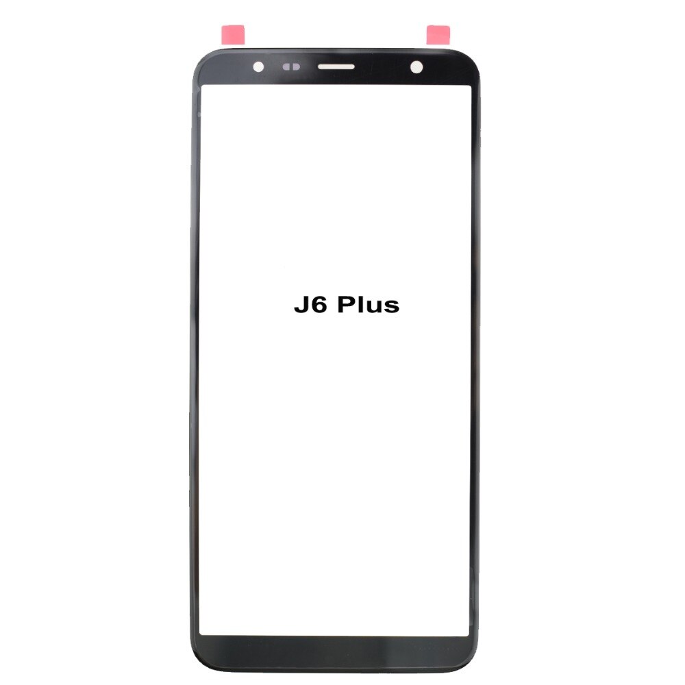 Black Front Screen Glass Lens Replacement For Samsung Galaxy S10E A8 J4 J6 Plus A7 A9 A9S Touch Screen Outer Glass Repair