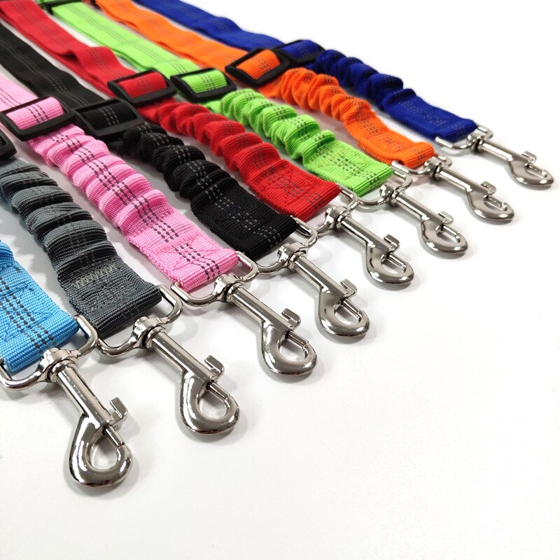 Autogordel Voor Honden Lederen Hondenriem Halsband Leer Voor Kleine Grote Hond Intrekbare Riem Hond Accessoires