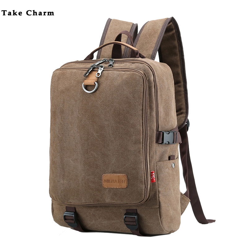 Canvas casual 's laptop ryggsekk merke trend enkel mann reise ryggsekk slitesterk skole bag sport bag gutt
