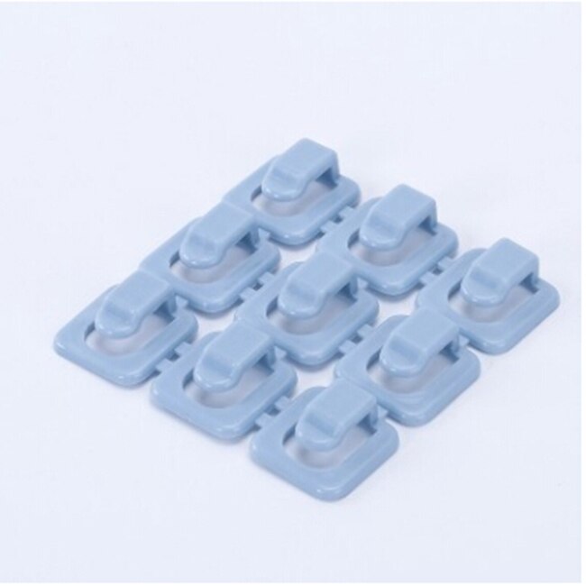 18 Pcs/Set Wire Winding Clip Self-adhesion Wire Winding Device Wire Arranging Clip Buckle Type Wire Winding Device Tools: blue