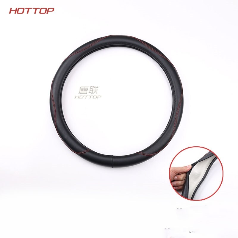 leather car steering wheel cover for toyota LAND CRUISER Land Cruiser 200 Prado 150 120 automobile
