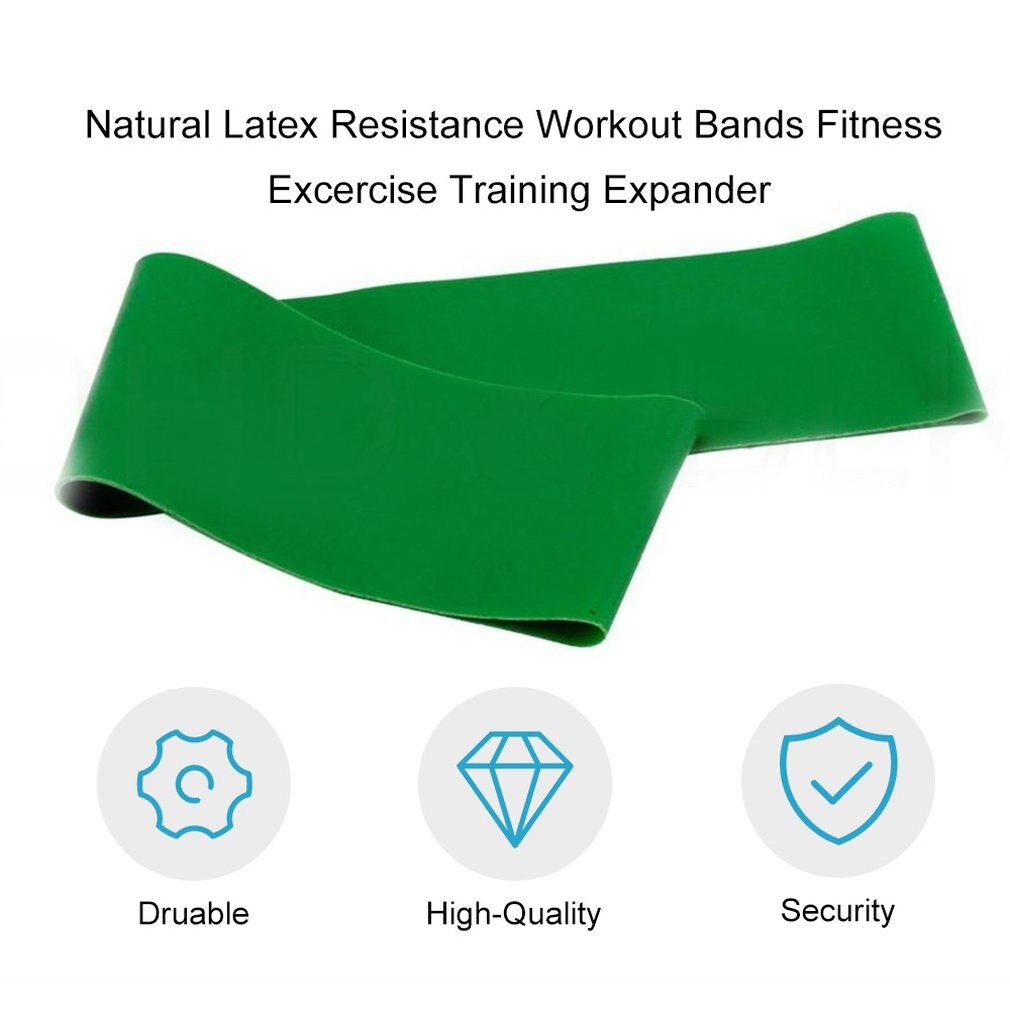 Natural latex Tension Resistance Workout Bands Pilates Fitness