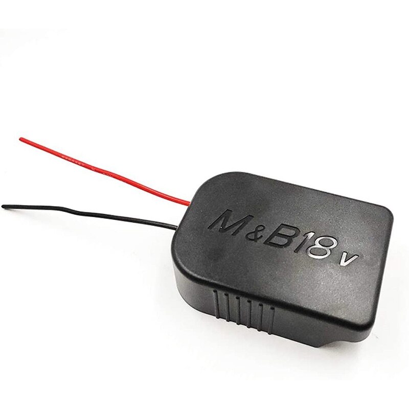 Til makita 18v/14.4v batteri adapter, batteri power mount stik adapter dock holder 14 awg ledninger