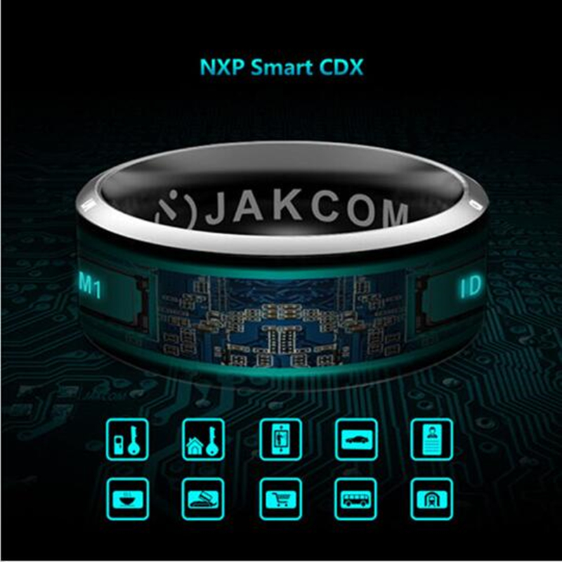 Jakcom R3 Clever Ring 3-nachweisen App Aktiviert tragbar Technologie Magie Ring Für Android Fenster NFC Telefon Clever Zubehör