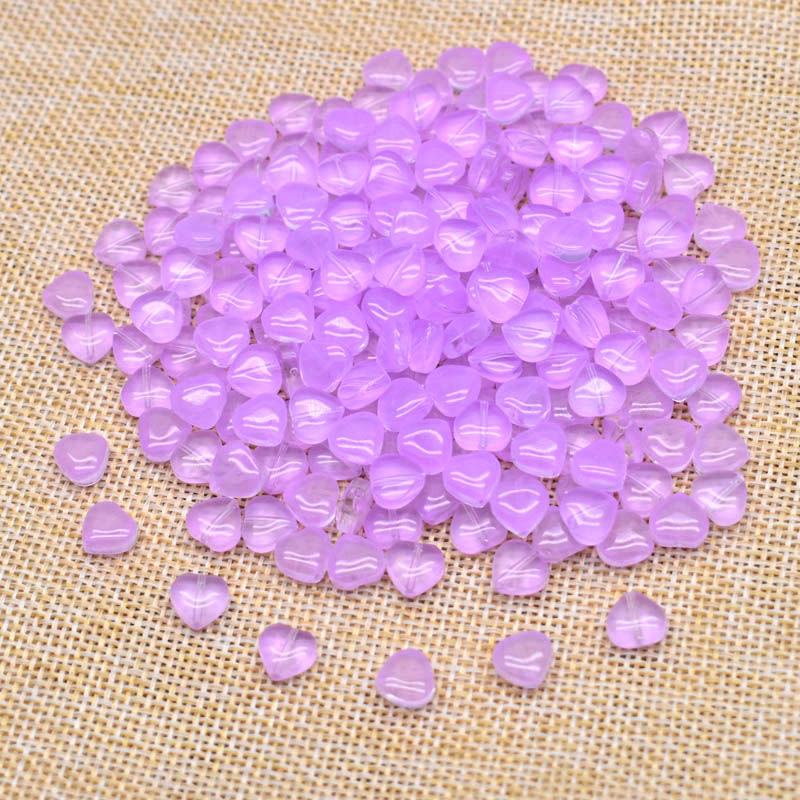 8mm 30/60 kristallen glazen kralen in de vorm van een hartje voor het maken van sieraden, doe-het-zelf kettingen, handgemaakte knutselwerkjes, tsjechische glazen losse tussenkralen: Hemelsblauw / Ander