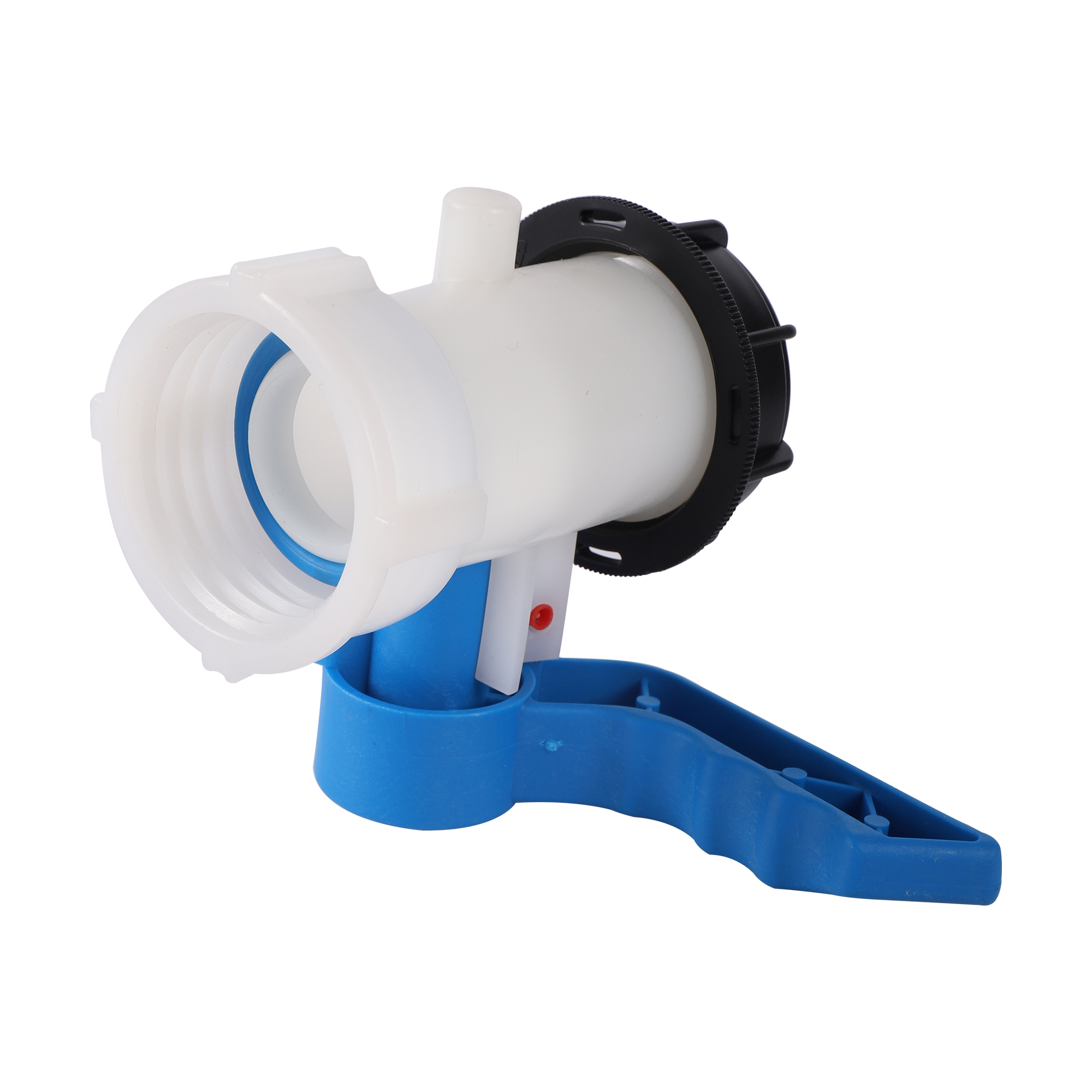 Plastic DN40/DN50/DN80 Actieve/Geïntegreerde Tuin Vlinderklep Voor Ibc Watertank Container 1000L Schakelaar Ibc tank Adapter