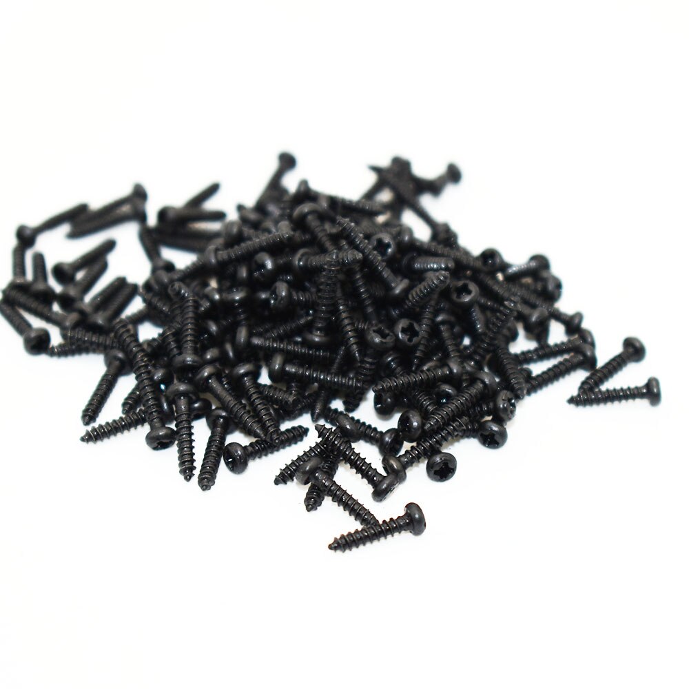 50/100 stk 2*10mm guitar stemmestift maskinhoved skrue  m2*10 skrue til akustisk elektrisk guitar ukulele bas stift
