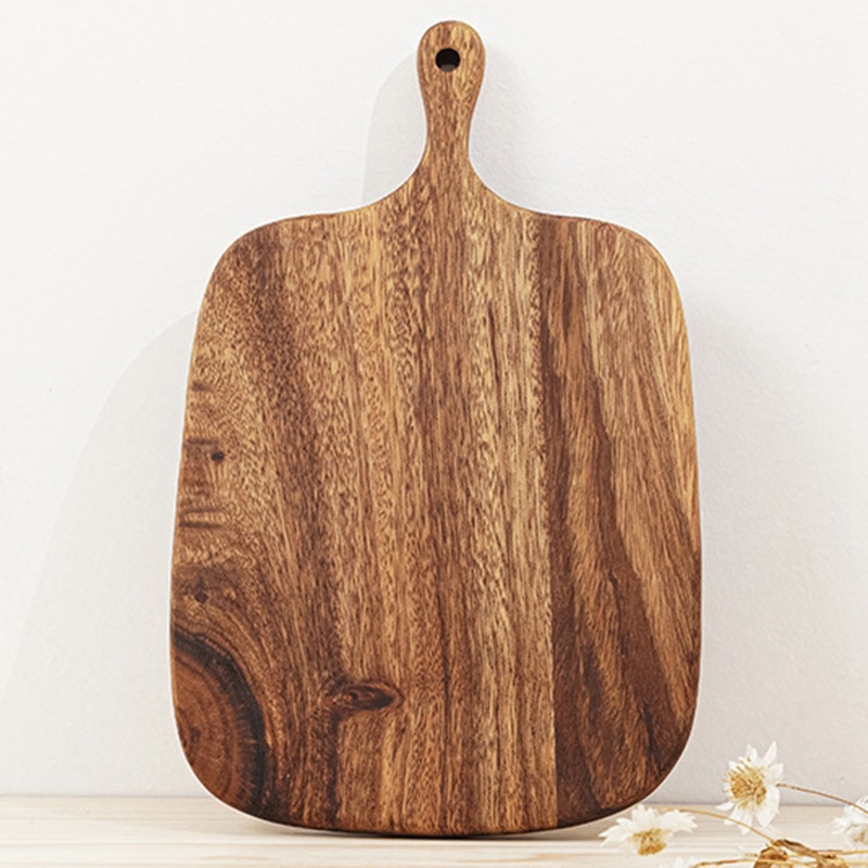 Wooden Serving Cheese Board for Cheese Bread Sandwiches Appetizers Wooden Cutting Board with Handle