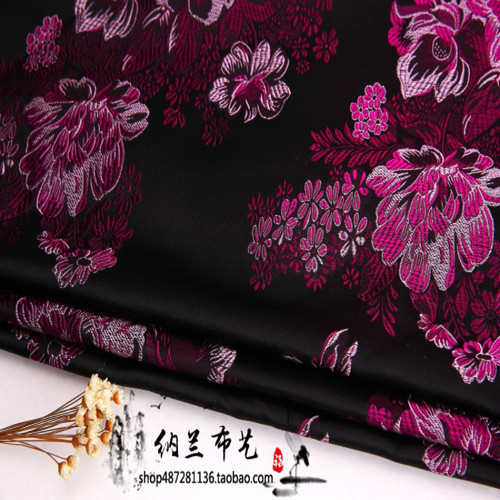 Pæon brokade stof damask jacquard amerikansk stil beklædning kostume polstring møblering tøj stof 75*50cm: C