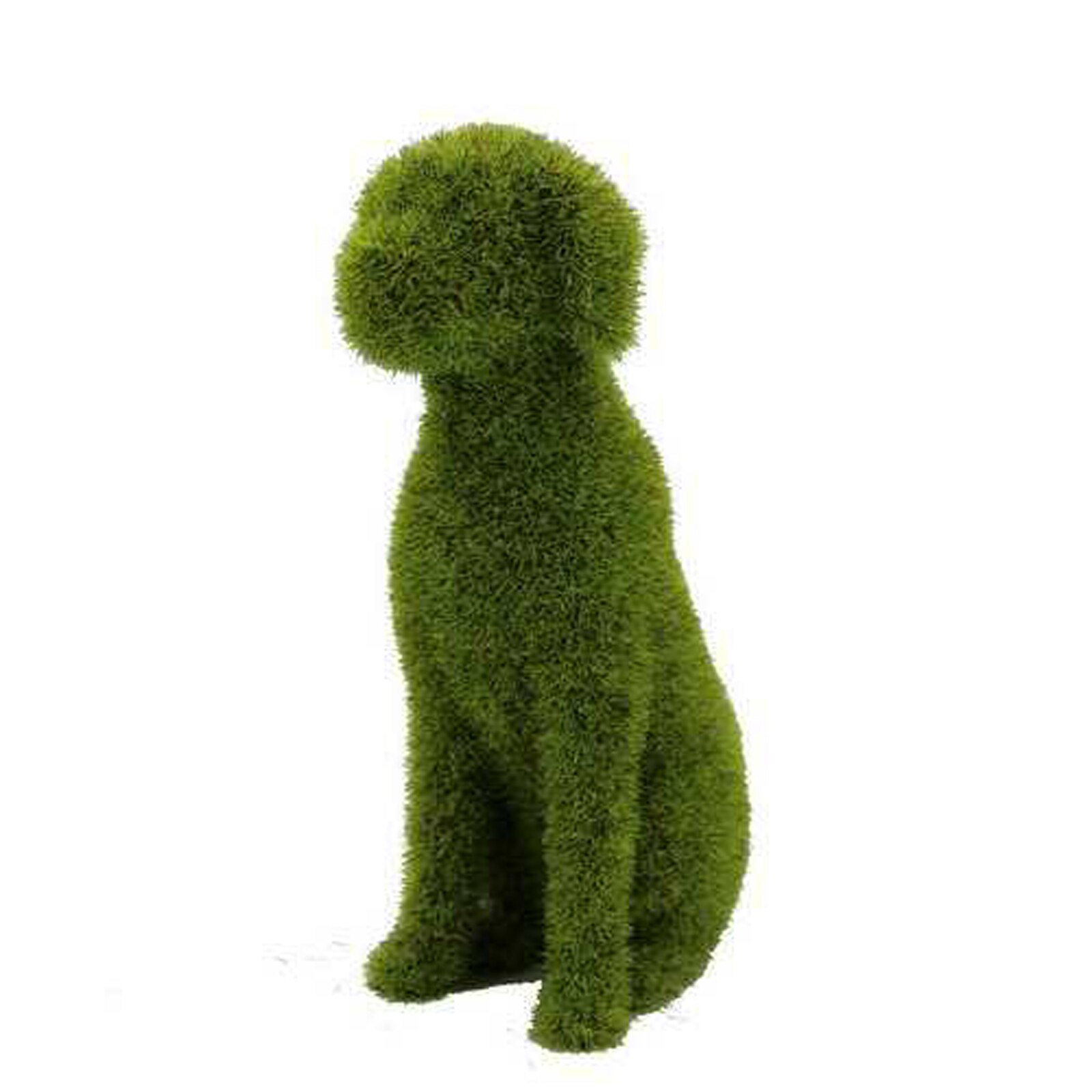 Sculpture topiaire de chien pierreries, décoration de jardin pour animaux de compagnie: D