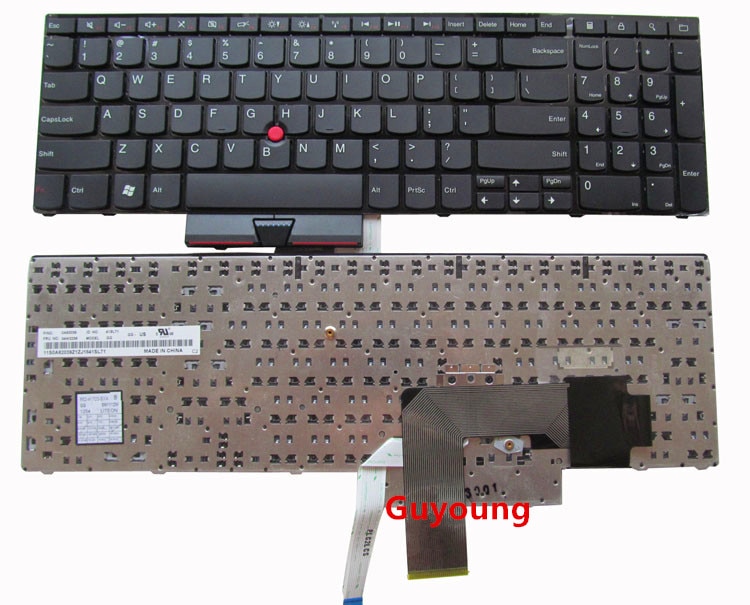 ONS laptop toetsenbord voor IBM voor Lenovo Thinkpad E520 E520S E525 Engels zwart