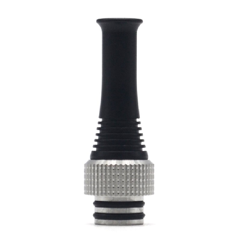 Punta antigoccia agose 510 per bocchino RBA RTA Tank RDA atomizzatore accessorio Vape: E  Black  Silver