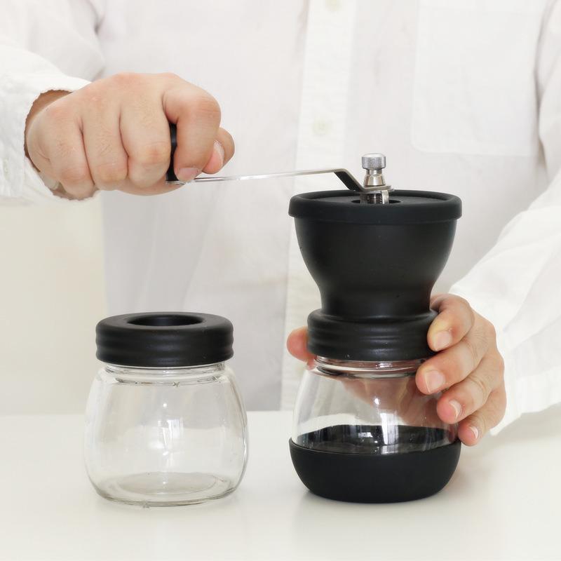 Manual coffee bean grinder hand-cranked grinder household small-scale washed ceramic grinding core manual grinder